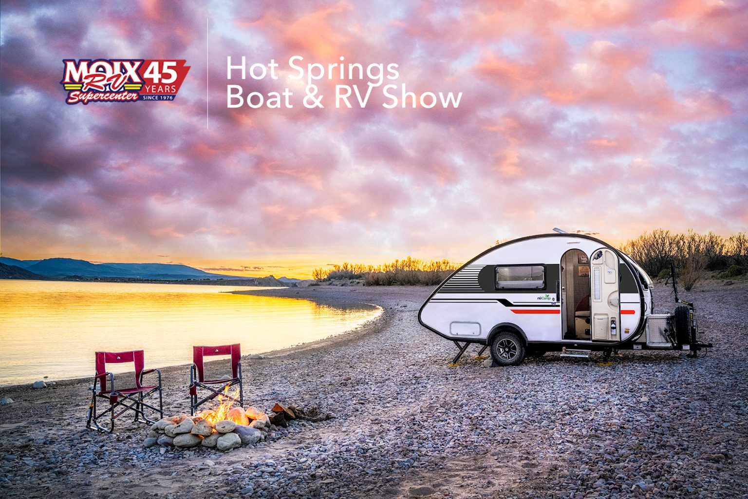 Hot Springs Boat & RV Show nuCamp RV