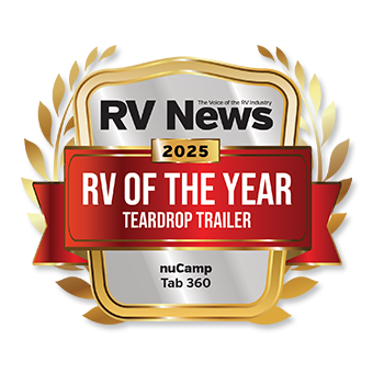 2025 RV of the year - nuCamp TAB 360